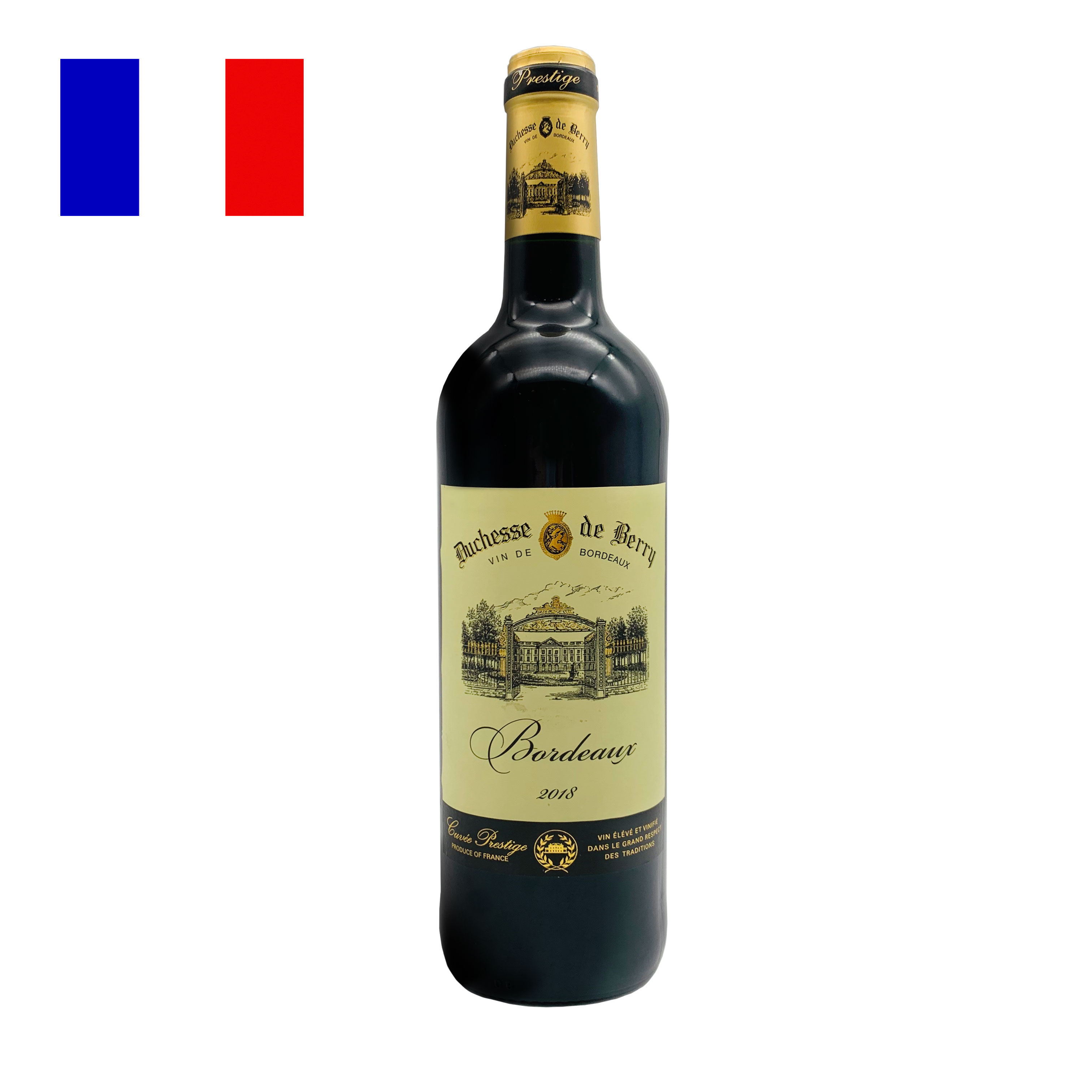 里亞紅酒 法國(guó)AOP城堡 貝利公爵夫人酒莊干紅葡萄酒